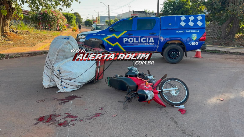 Primeiro acidente do dia: Colisão entre duas motocicletas deixa feridos no bairro Cidade Alta, em Rolim de Moura Primeiro acidente do dia: Colisão entre duas motocicletas deixa feridos no bairro Cidade Alta, em Rolim de Moura
