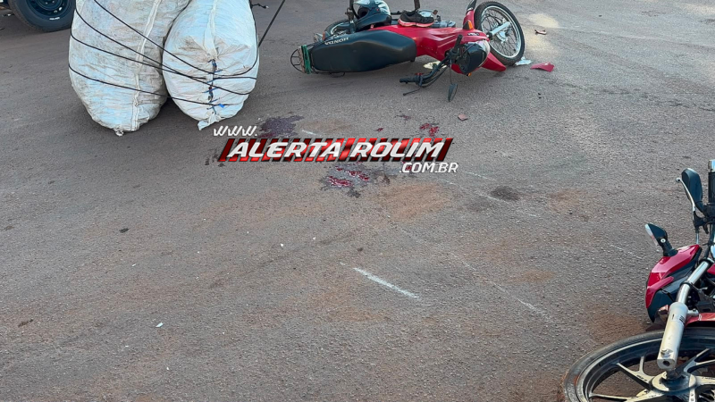 Primeiro acidente do dia: Colisão entre duas motocicletas deixa feridos no bairro Cidade Alta, em Rolim de Moura Primeiro acidente do dia: Colisão entre duas motocicletas deixa feridos no bairro Cidade Alta, em Rolim de Moura