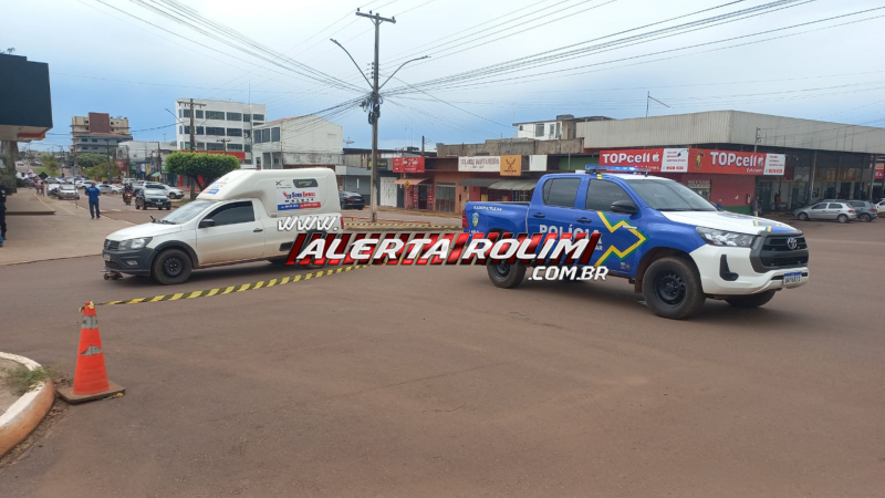 Segundo acidente de trânsito do dia é registrado no Centro de Rolim de Moura Segundo acidente de trânsito do dia é registrado no Centro de Rolim de Moura