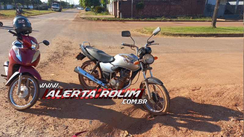 Sequência de acidentes continua: mais uma colisão é registrada em Rolim de Moura Sequência de acidentes continua: mais uma colisão é registrada em Rolim de Moura