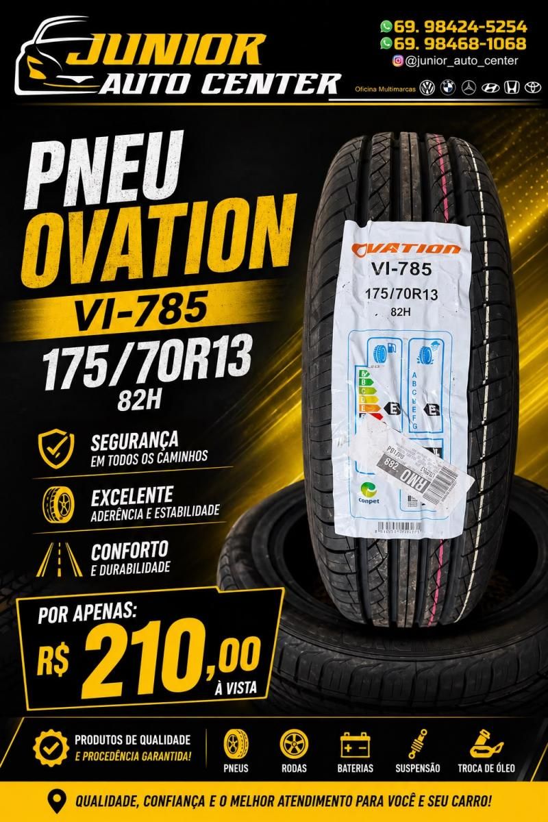 Super promoção em pneus na Júnior Auto Center de Rolim de Moura Super promoção em pneus na Júnior Auto Center de Rolim de Moura