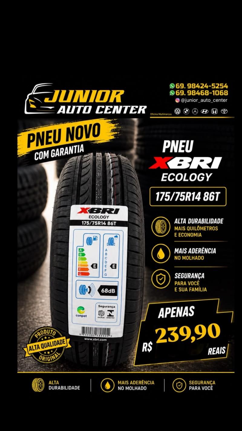 Super promoção em pneus na Júnior Auto Center de Rolim de Moura Super promoção em pneus na Júnior Auto Center de Rolim de Moura