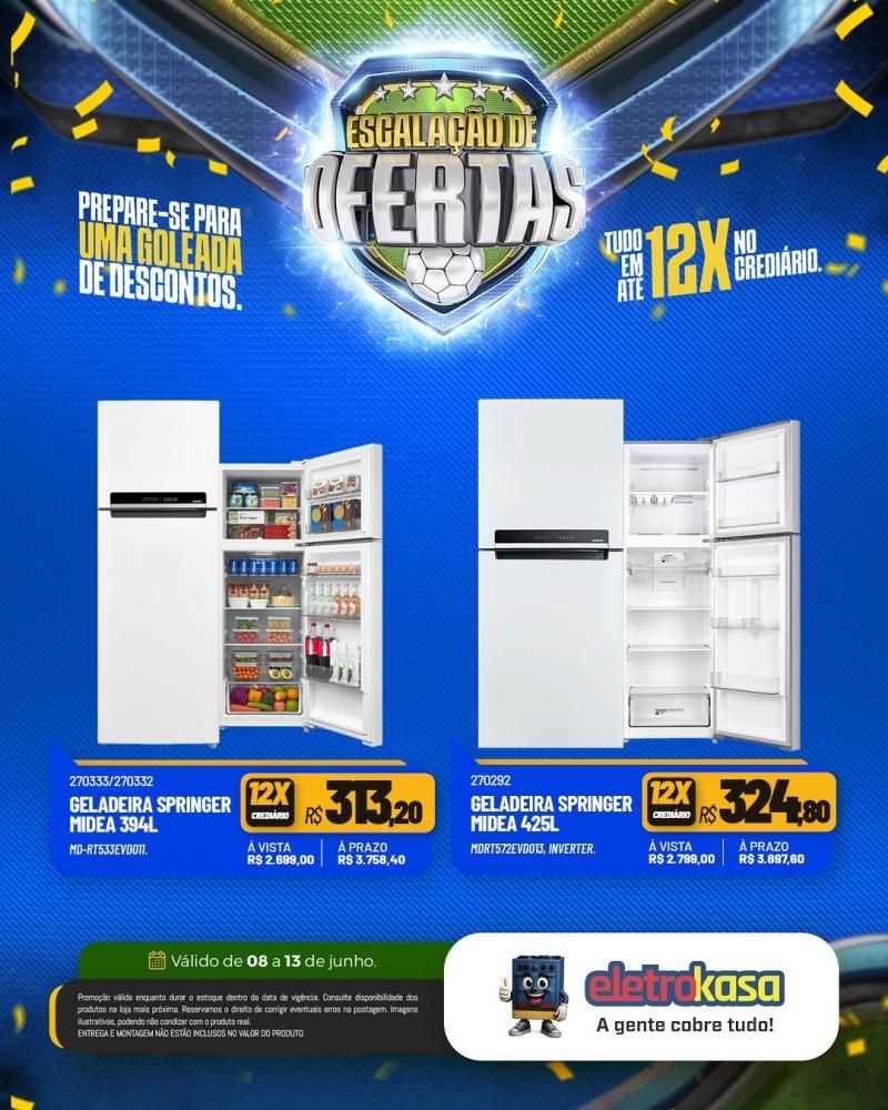 Vem aí a Escalação de Ofertas da eletroKasa, em Rolim de Moura Vem aí a Escalação de Ofertas da eletroKasa, em Rolim de Moura