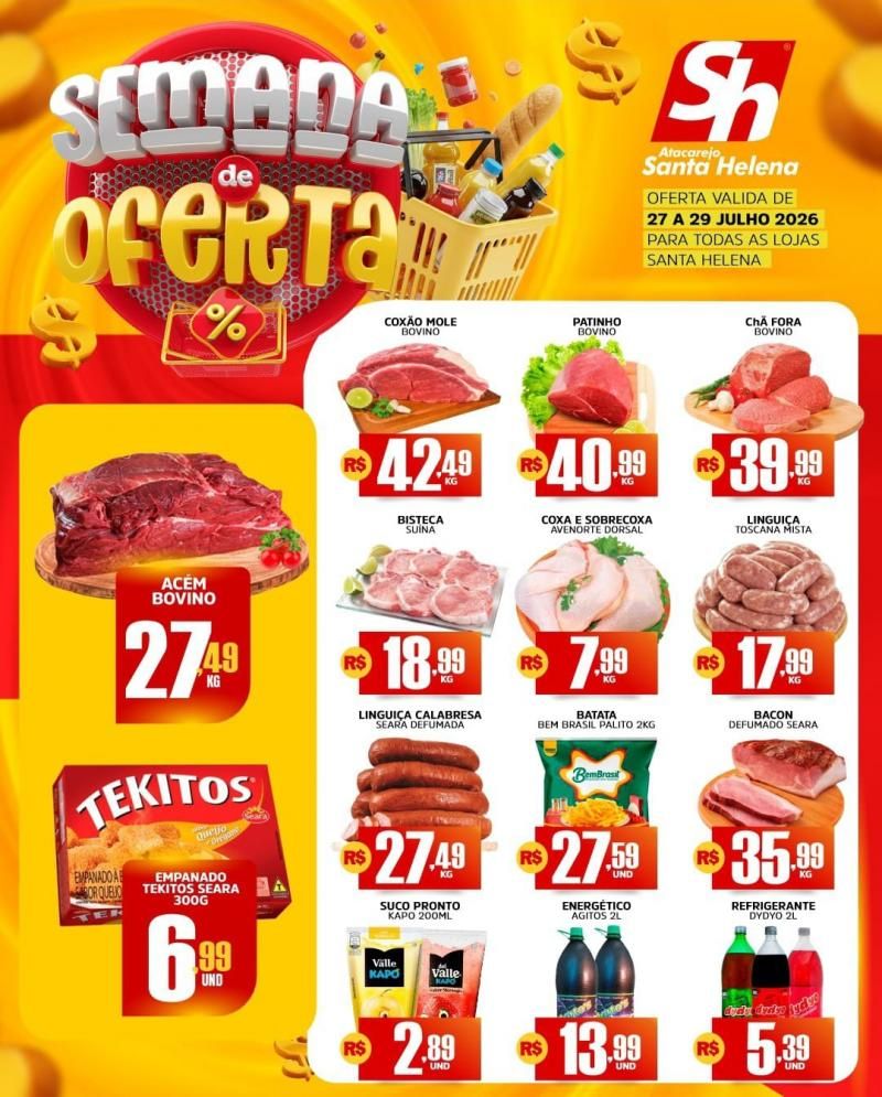 A Semana de Oferta começou no Atacarejo Santa Helena! A Semana de Oferta começou no Atacarejo Santa Helena!