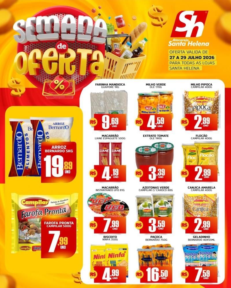 A Semana de Oferta começou no Atacarejo Santa Helena! A Semana de Oferta começou no Atacarejo Santa Helena!