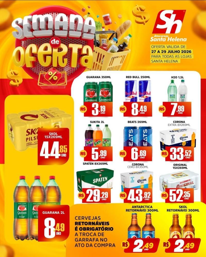 A Semana de Oferta começou no Atacarejo Santa Helena! A Semana de Oferta começou no Atacarejo Santa Helena!
