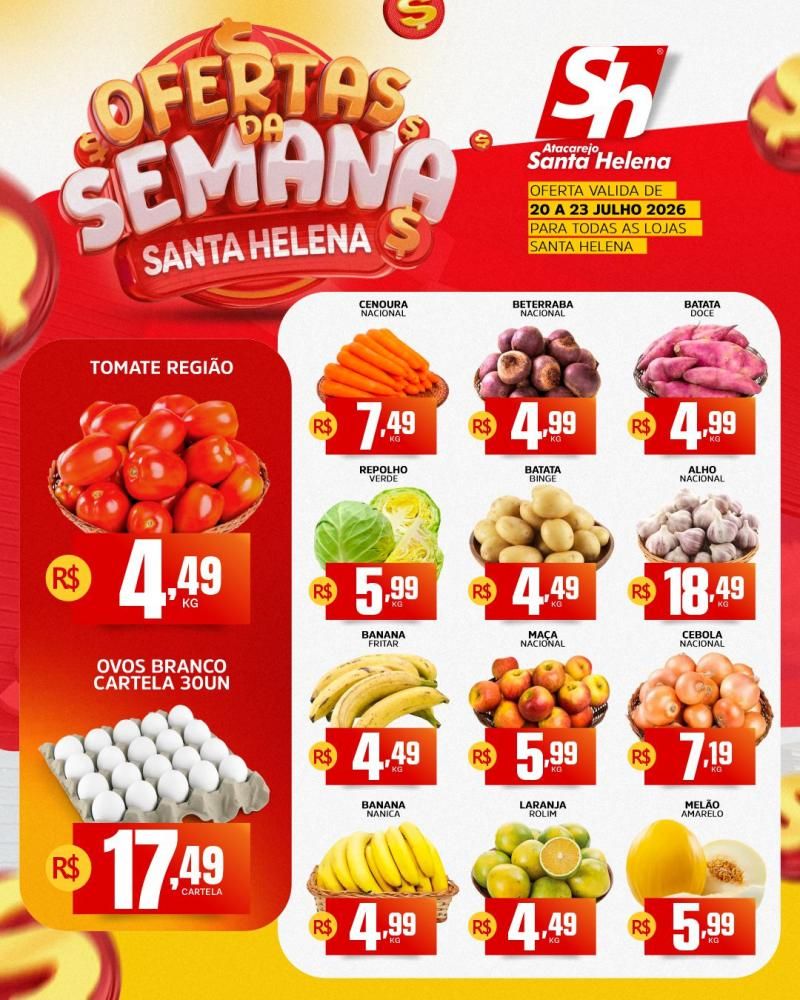 🔥🛒 As ofertas da semana já estão esperando por você no Atacarejo Santa Helena! 🛒🔥 🔥🛒 As ofertas da semana já estão esperando por você no Atacarejo Santa Helena! 🛒🔥