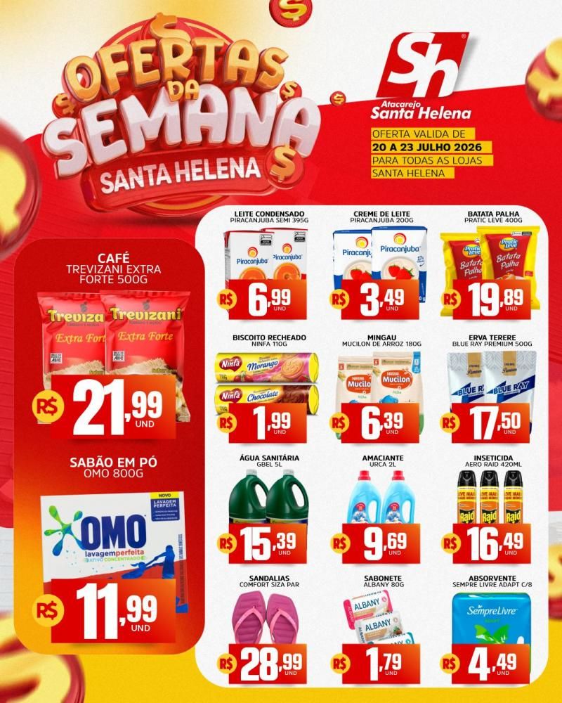 🔥🛒 As ofertas da semana já estão esperando por você no Atacarejo Santa Helena! 🛒🔥 🔥🛒 As ofertas da semana já estão esperando por você no Atacarejo Santa Helena! 🛒🔥