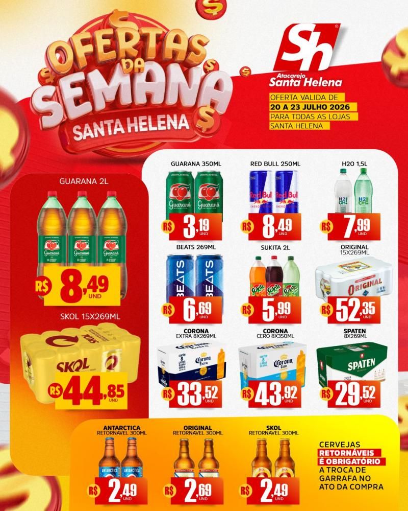 🔥🛒 As ofertas da semana já estão esperando por você no Atacarejo Santa Helena! 🛒🔥 🔥🛒 As ofertas da semana já estão esperando por você no Atacarejo Santa Helena! 🛒🔥