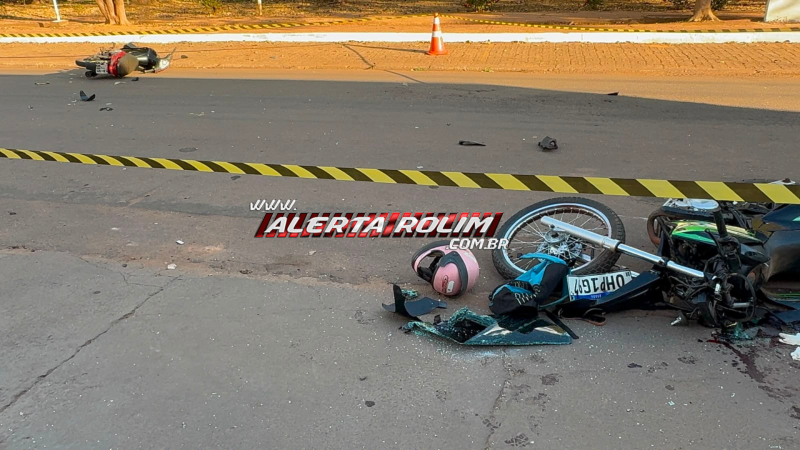 Grave acidente entre motocicletas deixou quatro feridos, em Rolim de Moura Grave acidente entre motocicletas deixou quatro feridos, em Rolim de Moura