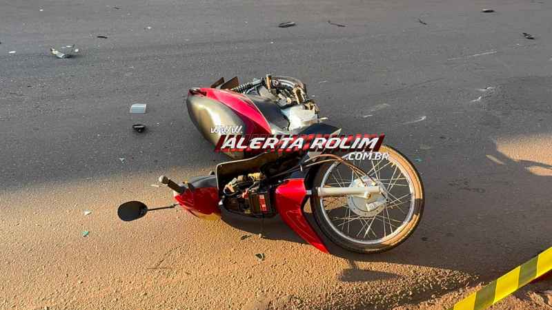 Grave acidente entre motocicletas deixou quatro feridos, em Rolim de Moura Grave acidente entre motocicletas deixou quatro feridos, em Rolim de Moura