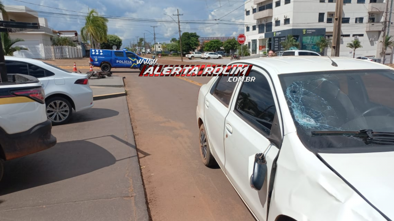 Mais um acidente de trânsito foi registrado, em Rolim de Moura Mais um acidente de trânsito foi registrado, em Rolim de Moura