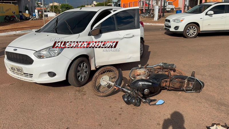 Mais um acidente de trânsito foi registrado nesta quinta-feira em Rolim de Moura Mais um acidente de trânsito foi registrado nesta quinta-feira em Rolim de Moura