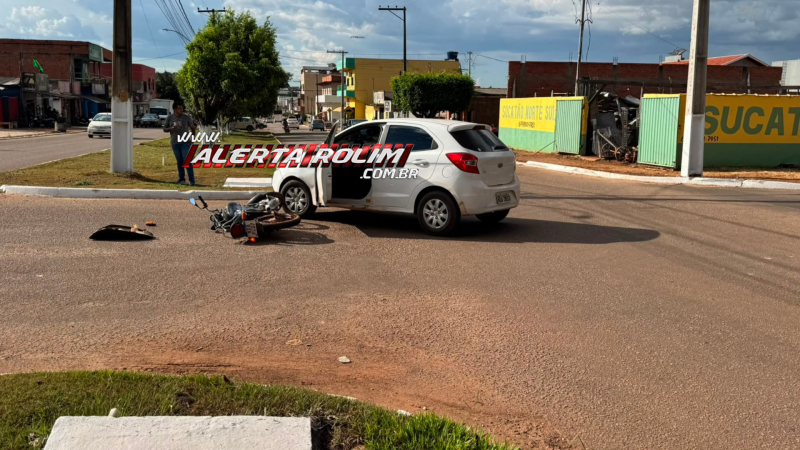 Mais um acidente de trânsito foi registrado nesta quinta-feira em Rolim de Moura Mais um acidente de trânsito foi registrado nesta quinta-feira em Rolim de Moura