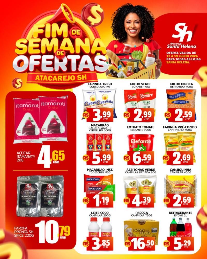 đ„ O fim de semana chegou e as ofertas tambĂ©m no Atacarejo Santa Helena de Rolim de Moura đ„ O fim de semana chegou e as ofertas tambĂ©m no Atacarejo Santa Helena de Rolim de Moura