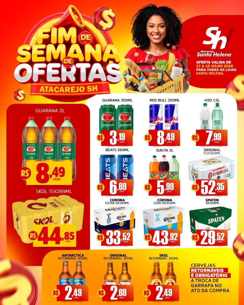 đ„ O fim de semana chegou e as ofertas tambĂ©m no Atacarejo Santa Helena de Rolim de Moura đ„ O fim de semana chegou e as ofertas tambĂ©m no Atacarejo Santa Helena de Rolim de Moura