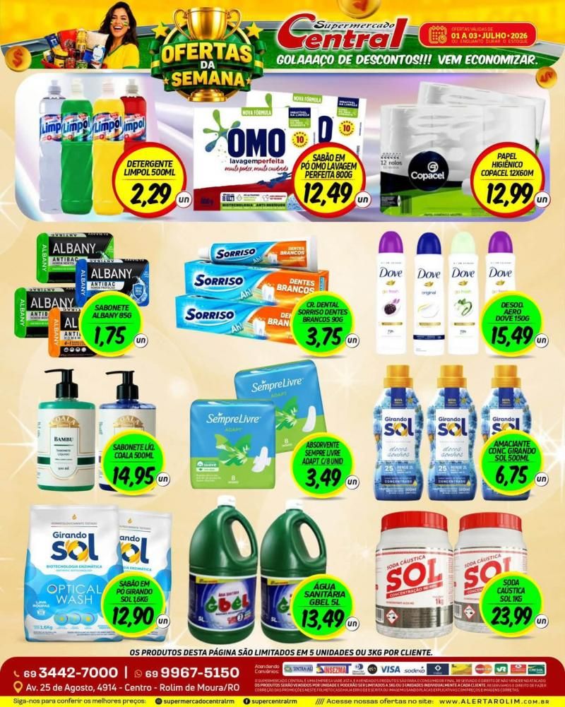 ⚽🥅 OFERTAS DA SEMANA NO SUPERMERCADO CENTRAL! 🛒💥 ⚽🥅 OFERTAS DA SEMANA NO SUPERMERCADO CENTRAL! 🛒💥
