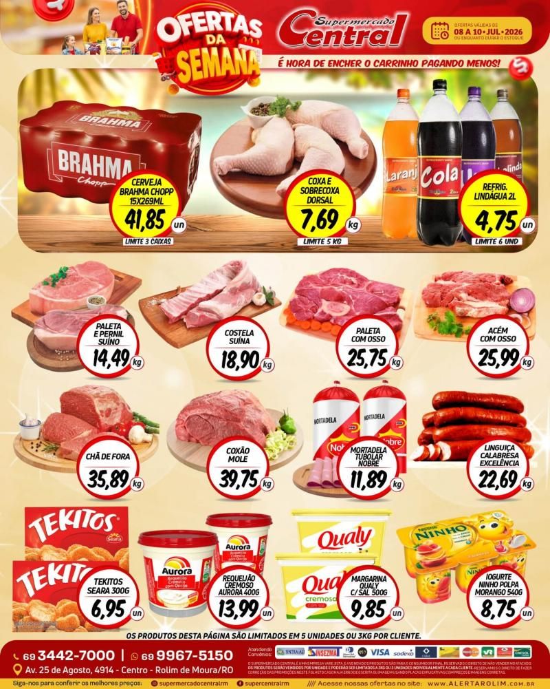🛒 Ofertas da Semana no Supermercado Central! 🛒 Ofertas da Semana no Supermercado Central!