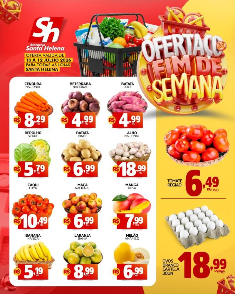🔥 OFERTAS DE FIM DE SEMANA NO ATACAREJO SANTA HELENA DE ROLIM DE MOURA 🔥 OFERTAS DE FIM DE SEMANA NO ATACAREJO SANTA HELENA DE ROLIM DE MOURA