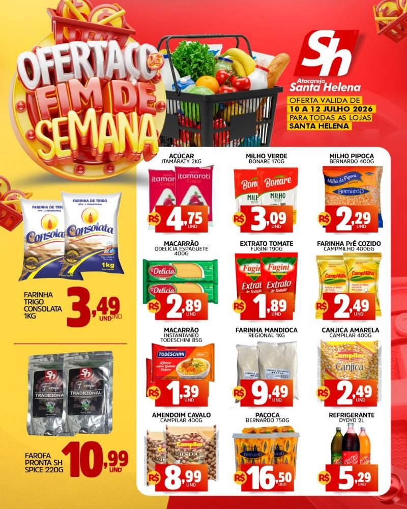 🔥 OFERTAS DE FIM DE SEMANA NO ATACAREJO SANTA HELENA DE ROLIM DE MOURA 🔥 OFERTAS DE FIM DE SEMANA NO ATACAREJO SANTA HELENA DE ROLIM DE MOURA
