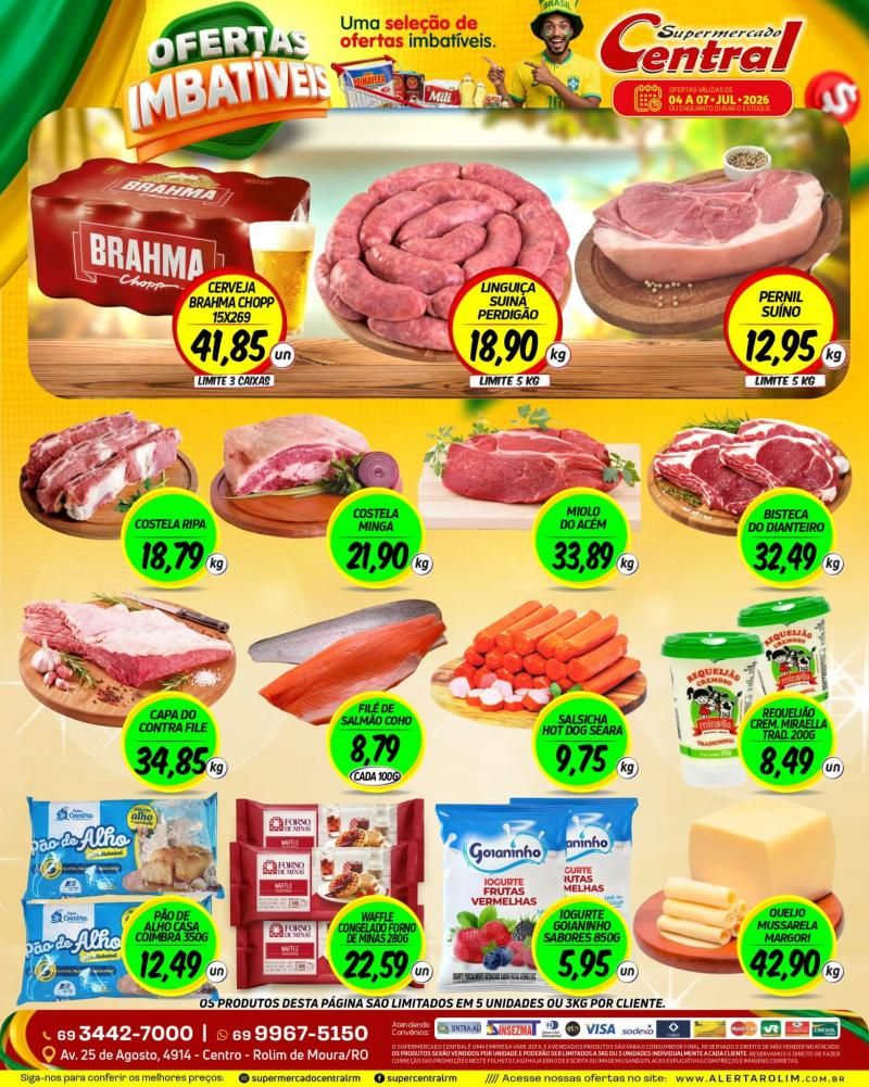 đ OFERTAS IMBATĂVEIS ESPERAM POR VOCĂ! đ„ NO SUPERMERCADO CENTRAL DE ROLIM DE MOURA đ OFERTAS IMBATĂVEIS ESPERAM POR VOCĂ! đ„ NO SUPERMERCADO CENTRAL DE ROLIM DE MOURA