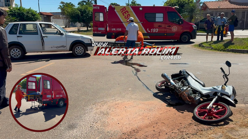 Rua Barão de Melgaço registra o segundo acidente de trânsito em poucas horas, em Rolim de Moura Rua Barão de Melgaço registra o segundo acidente de trânsito em poucas horas, em Rolim de Moura