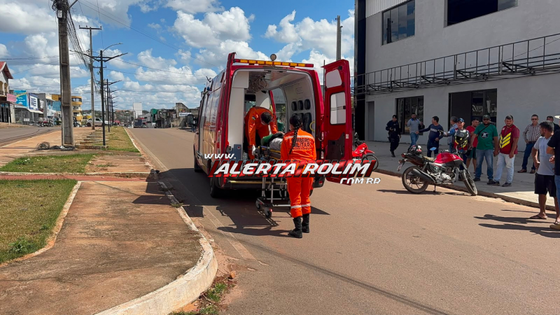Segundo acidente de trânsito do dia envolveu moto aplicativo e carro no Centro de Rolim de Moura Segundo acidente de trânsito do dia envolveu moto aplicativo e carro no Centro de Rolim de Moura