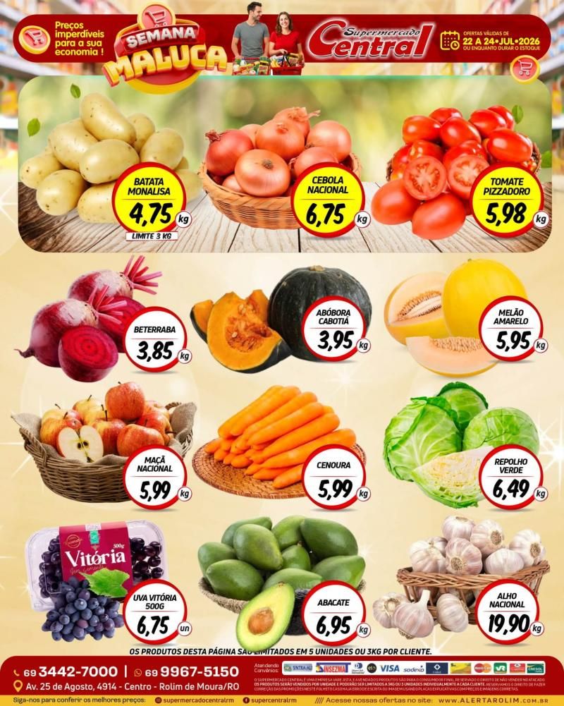 🛒💥 SEMANA MALUCA NO SUPERMERCADO CENTRAL DE ROLIM DE MOURA 🛒💥 SEMANA MALUCA NO SUPERMERCADO CENTRAL DE ROLIM DE MOURA