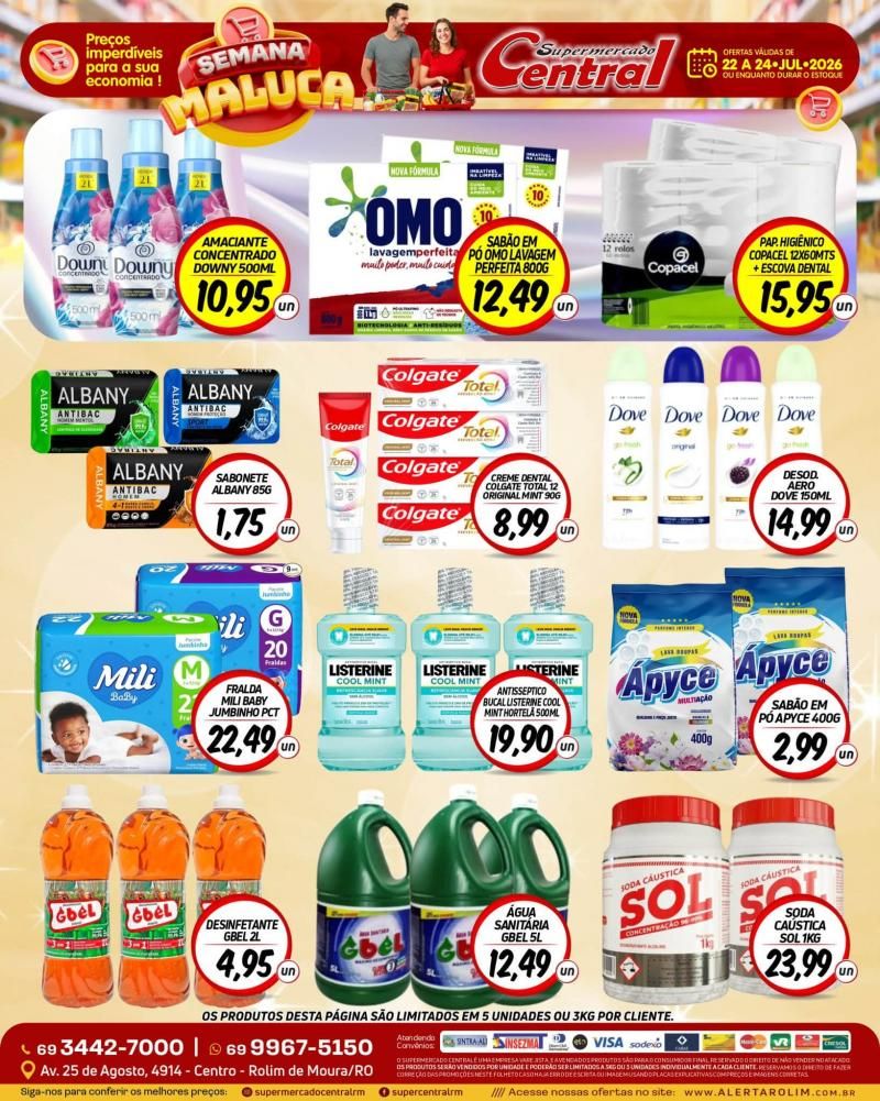 🛒💥 SEMANA MALUCA NO SUPERMERCADO CENTRAL DE ROLIM DE MOURA 🛒💥 SEMANA MALUCA NO SUPERMERCADO CENTRAL DE ROLIM DE MOURA