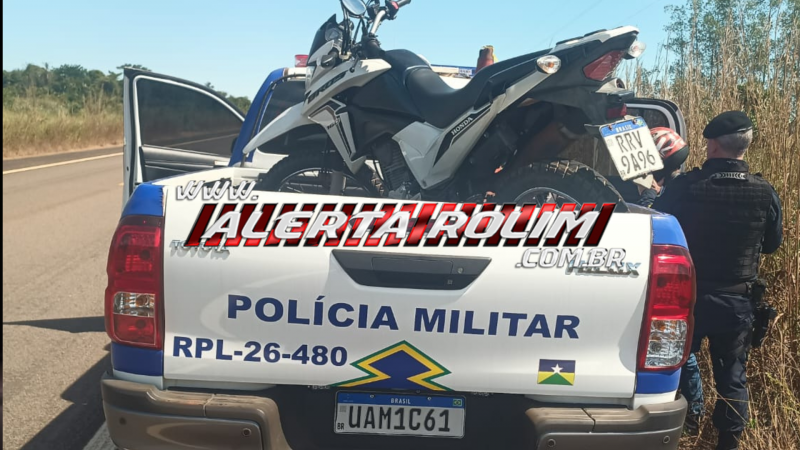 Suspeito de furtar três mercados em Nova Brasilândia é preso pela PM em São Domingos com moto furtada de Migrantinópolis Suspeito de furtar três mercados em Nova Brasilândia é preso pela PM em São Domingos com moto furtada de Migrantinópolis