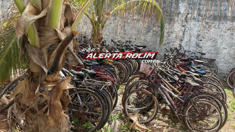Bicicletas recuperadas de furtos estão disponíveis para restituição aos proprietários, em Rolim de Moura Bicicletas recuperadas de furtos estão disponíveis para restituição aos proprietários, em Rolim de Moura