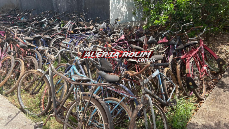 Bicicletas recuperadas de furtos estão disponíveis para restituição aos proprietários, em Rolim de Moura Bicicletas recuperadas de furtos estão disponíveis para restituição aos proprietários, em Rolim de Moura