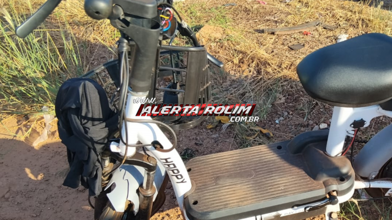 Mulher fica ferida após colisão entre bicicleta elétrica e carro em Rolim de Moura Mulher fica ferida após colisão entre bicicleta elétrica e carro em Rolim de Moura