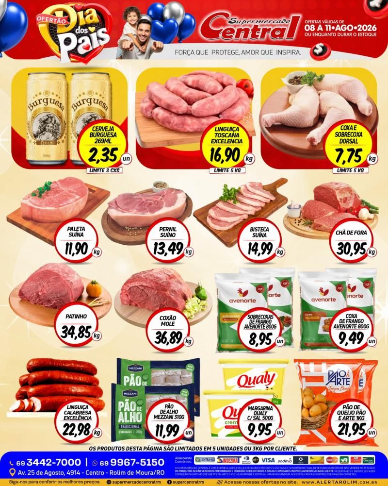 Ofertas Supermercado Central de Rolim de Moura Ofertas Supermercado Central de Rolim de Moura