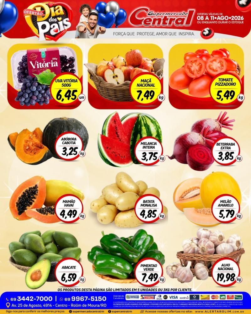 Ofertas Supermercado Central de Rolim de Moura Ofertas Supermercado Central de Rolim de Moura