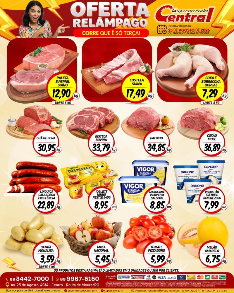 Ofertas Supermercado Central de Rolim de Moura Ofertas Supermercado Central de Rolim de Moura