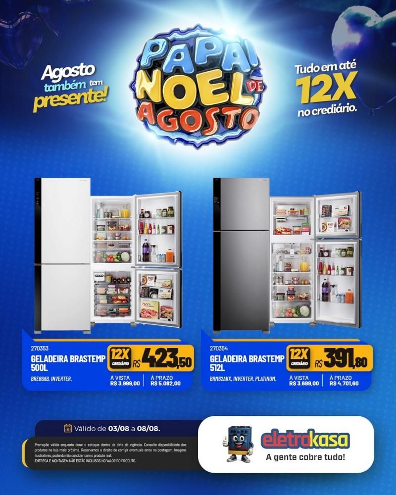 PAPAI NOEL DE AGOSTO nas lojas eletroKasa, em Rolim de Moura PAPAI NOEL DE AGOSTO nas lojas eletroKasa, em Rolim de Moura