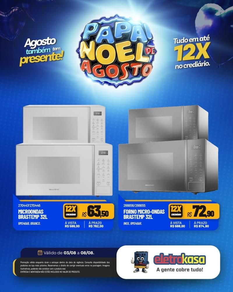 PAPAI NOEL DE AGOSTO nas lojas eletroKasa, em Rolim de Moura PAPAI NOEL DE AGOSTO nas lojas eletroKasa, em Rolim de Moura