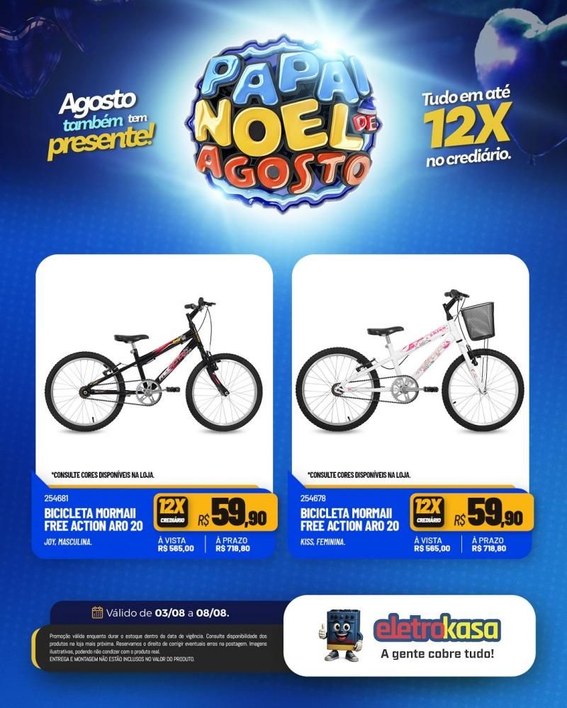 PAPAI NOEL DE AGOSTO nas lojas eletroKasa, em Rolim de Moura PAPAI NOEL DE AGOSTO nas lojas eletroKasa, em Rolim de Moura