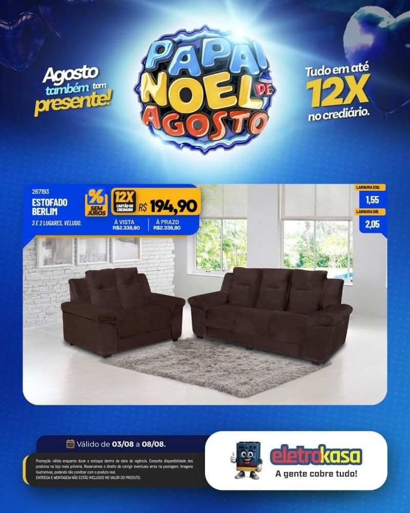 PAPAI NOEL DE AGOSTO nas lojas eletroKasa, em Rolim de Moura PAPAI NOEL DE AGOSTO nas lojas eletroKasa, em Rolim de Moura