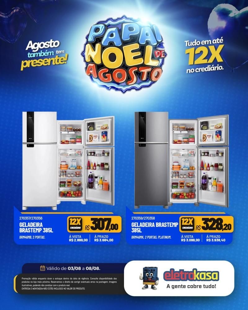 PAPAI NOEL DE AGOSTO nas lojas eletroKasa, em Rolim de Moura PAPAI NOEL DE AGOSTO nas lojas eletroKasa, em Rolim de Moura