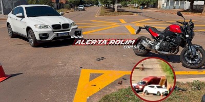 Rotatória em fase de implantação volta a ser cenário de acidente em Rolim de Moura Rotatória em fase de implantação volta a ser cenário de acidente em Rolim de Moura