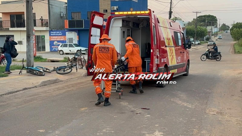 Acidente entre ciclista e veículo de delivery é registrado em Rolim de Moura Acidente entre ciclista e veículo de delivery é registrado em Rolim de Moura
