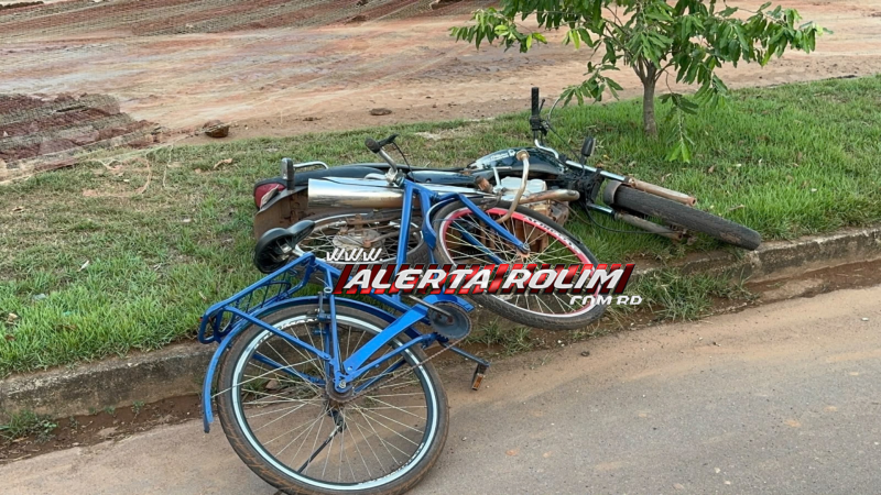 Acidente entre ciclista e veículo de delivery é registrado em Rolim de Moura Acidente entre ciclista e veículo de delivery é registrado em Rolim de Moura