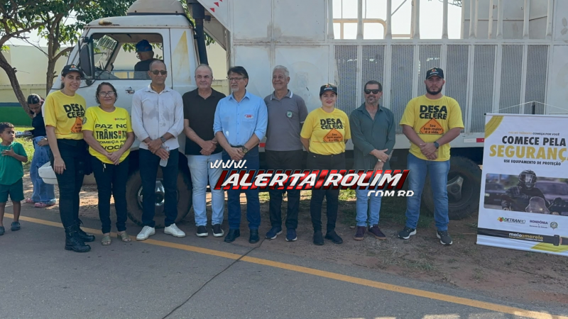 Ato Cívico do Dia Nacional do Trânsito foi realizado nesta sexta-feira, em Rolim de Moura Ato Cívico do Dia Nacional do Trânsito foi realizado nesta sexta-feira, em Rolim de Moura