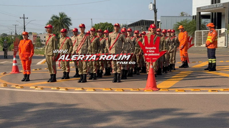 Ato Cívico do Dia Nacional do Trânsito foi realizado nesta sexta-feira, em Rolim de Moura Ato Cívico do Dia Nacional do Trânsito foi realizado nesta sexta-feira, em Rolim de Moura