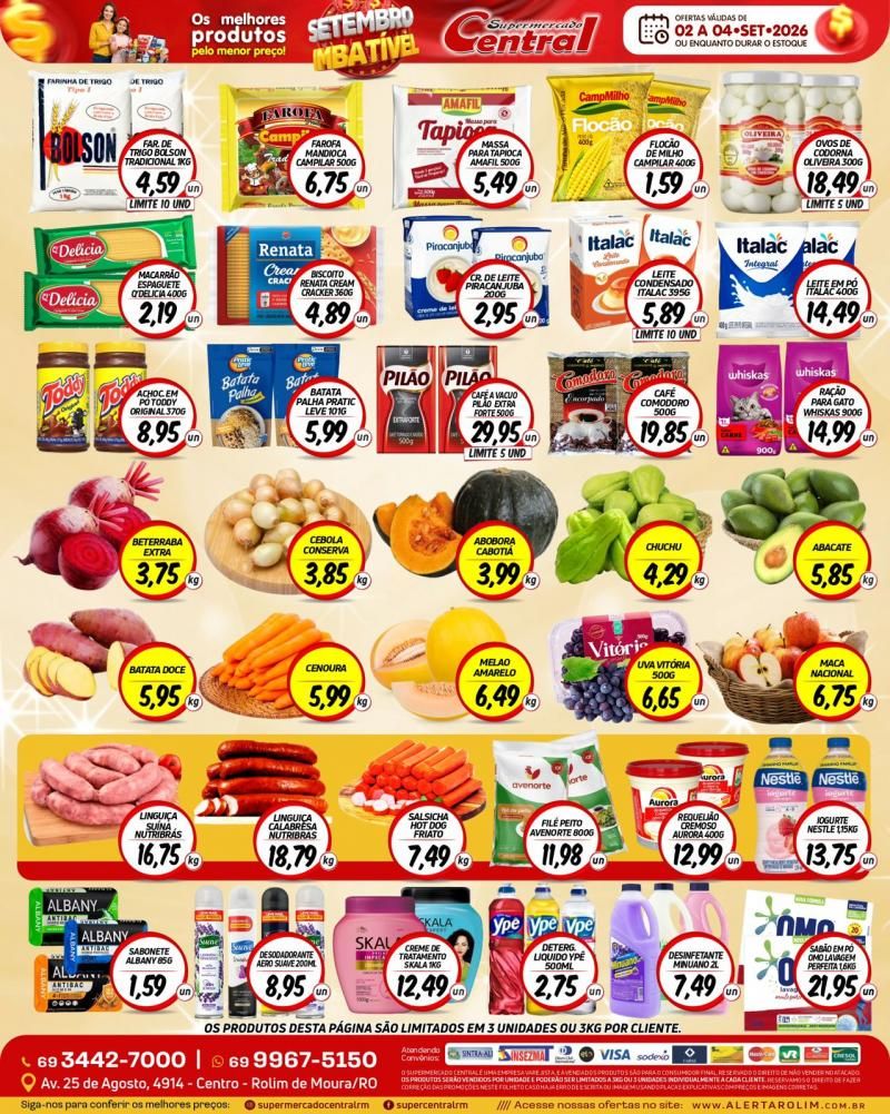 🛒 Setembro Imperdível no Supermercado Central! 🛒 Setembro Imperdível no Supermercado Central!