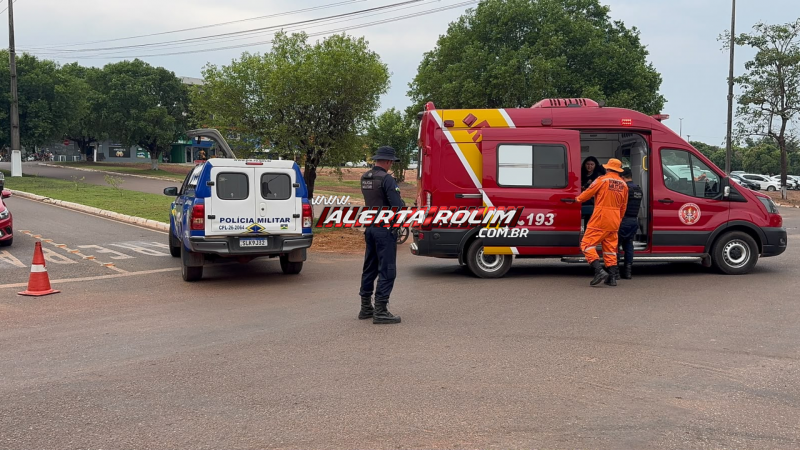 Colisão entre duas motos deixa homem e mulher feridos em Rolim de Moura Colisão entre duas motos deixa homem e mulher feridos em Rolim de Moura