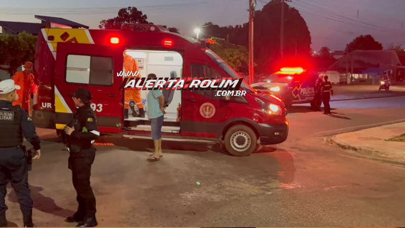 Grave acidente entre duas motos deixa dois feridos em Rolim de Moura Grave acidente entre duas motos deixa dois feridos em Rolim de Moura