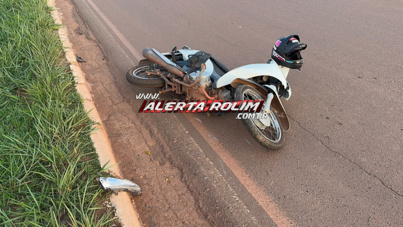 Motociclista fica em estado grave após colisão entre duas motos, em Rolim de Moura Motociclista fica em estado grave após colisão entre duas motos, em Rolim de Moura